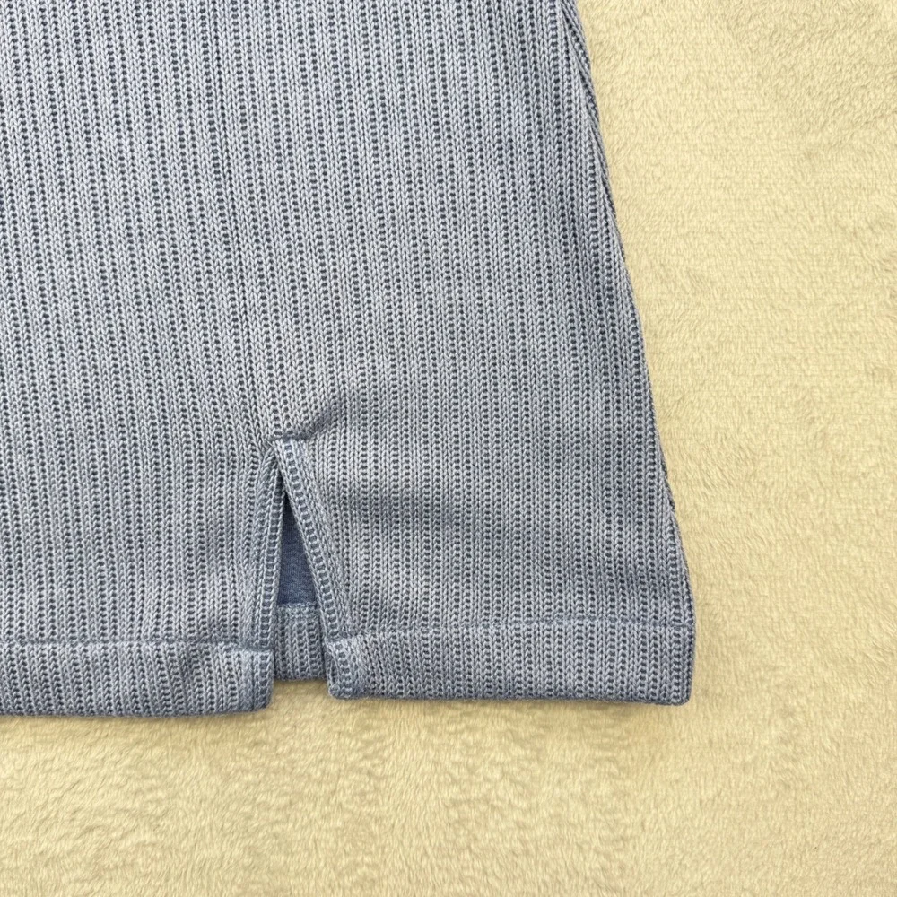 HONOR THE GIFT Dress Womens Blue 70s‎ Halter XXL Ribbed Side Party Streetwear